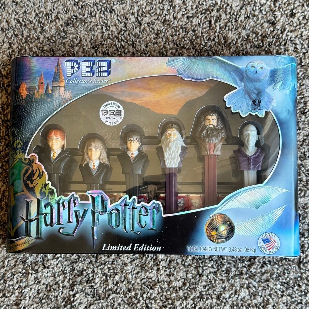 Rare PEZ Harry Potter Limited Edition Collector Set #097675/100,000 Complete